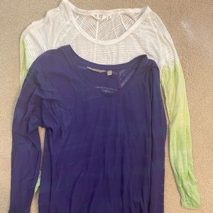 ATHLETA LONG SLEEVES